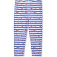 thumbnail image 2 of Blippi Girl’s Long Sleeve T-Shirt and Legging Pants Set for Toddlers and Big Kids – Orange/Blue, 2 of 4