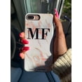 thumbnail image 2 of Personalised Rose Gold Marble Initials Samsung Galaxy S7 Case,iPhone 16 Pro Max, 2 of 4