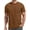 Brown, variant on Short Sleeve Men T shirts Ribbed Crew Neck Shirts for Men Color Block Tee Shirts with Pocket