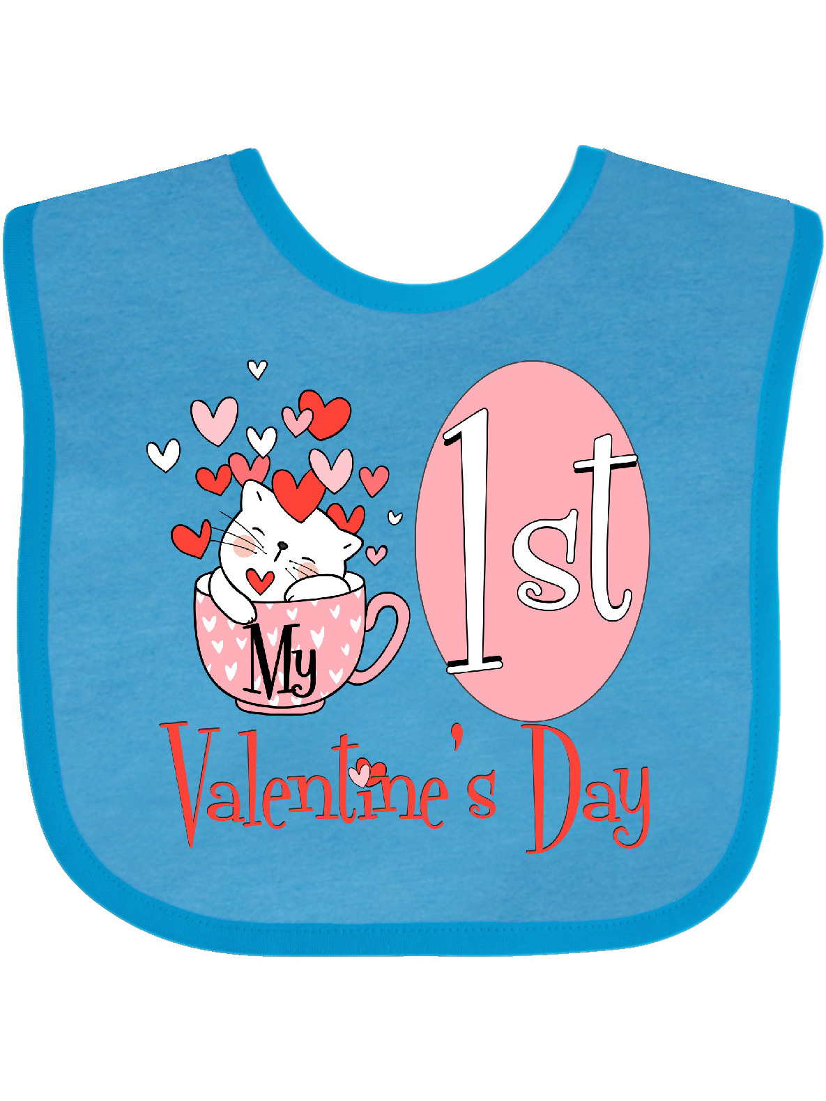 my first valentine's day bib