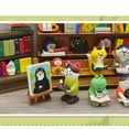 thumbnail image 4 of Chat Table Statuechat Bibliothèque Ornement Mignon Résine Statue Animal Sculpture sur Mesure Conçu, 4 of 4