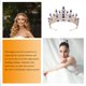 thumbnail image 2 of GOOHOCHY Tocado de fiesta, tiara de diamantes de imitación, corona de novia para boda, accesorio para el cabello, 2 of 7