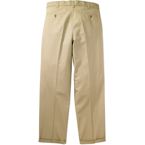 Big Men's Pleated Front Wrinkle Resistant Pants - image 2 of 2