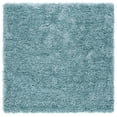 thumbnail image 2 of Safavieh Flokati Augustin Solid Shag Area Rug, Blue, 6'7" x 6'7" Square, 2 of 11