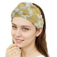 thumbnail image 4 of Unique Bargains 1 Pc Headband Floral Hollow-out Hairband for Women Yellow, 4 of 5