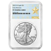 2023-W Proof $1 American Silver Eagle NGC PF70UC ER West Point Star Label