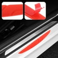 thumbnail image 4 of Unique Bargains 4pcs Car Door Sill Protector Film Cover Anti Scratch Bumper Guard Sticker for Car Truck SUV Red, 4 of 6