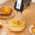 thumbnail image 5 of Aulonda Hand Mixer Electric 5 Speed Kitchen Hand Held Mixer with Turbo Boost,Stainless Steel Performance Hand Mixer Includes 6 Attachments for Easy Whipping Dough, Cream, Cake, 5 of 9