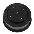 thumbnail image 2 of LuxenHome Gray MgO 11.8in. H Solar Powered Bollard Light, 2 of 5