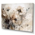 thumbnail image 2 of Designart "Delicate Warm Floral Impressions" Floral Canvas Art Print, 2 of 5