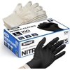 BBQ Gloves Set, 4 Reusable Cotton Glove Liners & 100 Disposable Nitrile Gloves, for Heat Resistant Cooking, Grilling Accessories, Food Prep & Smoker, Guantes de Barbacoa Nitrilo