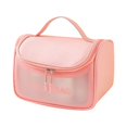 thumbnail image 1 of Naiovety Bolsa de almacenamiento Bolsas a prueba de humedad Paquete multifuncional portátil Cosméticos Crema Cepillo de de al aire libre Almacenamiento y organización del hogar Rosa 23*14*15cm, 1 of 6