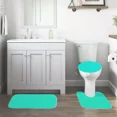 thumbnail image 2 of Gorgeous Home Linen Mint Green BS#6 Bathroom Mat Rug Chenille Non-Skid Rubber Backing 3pc, 2 of 5