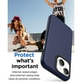 thumbnail image 7 of Shockproof Dual Layer Case for Apple iPhone 15 Pro, Slim Shockproof Bumper Phone Case for Apple iPhone 15 Pro with Military Grade Protection for Women Girls Boys Men, Navy, 7 of 7