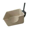 thumbnail image 2 of Caja de arena para gatos, bandeja de arena para mascotas con parte abierta, resistente con pala, bandeja de arena antisalpicaduras para gatos Café, 2 of 8