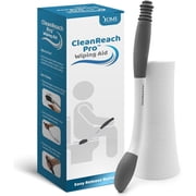 DMI CleanReach Pro Toilet Aid with Sanitary Holder, Long Handle Wiping Tool for Seniors, Handicap, Men & Women, Easy Release Button, FSA/HSA Eligible