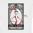 thumbnail image 3 of The Nightmare Before Christmas - Scary And Bright - Men's Short Sleeve Graphic T-Shirt, 3 of 5