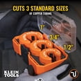 thumbnail image 2 of Juego de cortatubos de cobre Klein Tools 50048, estilo C, 3 piezas, 2 of 9