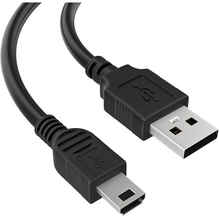 Covid, Inc. 3' USB 2.0 A-Male to Mini-B cable, Blue