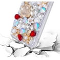 thumbnail image 6 of Diamond Case Compatible with Apple iPhone 11 Pro 5.8 Inch Case for Girls Fashion Luxury Bling Bling Diamond Rhinestone Gemstone 3D Perfume Bottle and Flower Gemstone Soft TPU Back case, 6 of 14