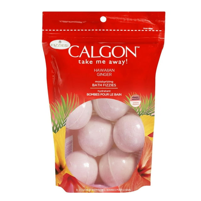 Calgon Moisturizing Bath Fizzies, Hawaiian Ginger
