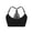Black, variant on Gymayou Womens Pull On Wireless Bralette Soft Ribbed Knit No Underwire Racerback Bra Adjustable Thin Strap Comfort Bra Lounge Sleep Bras Black L