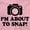 Light Pink, variant on Im About Snap Funny Photography Pun Crewneck T Shirts Boy Girl Teen Brisco Brands L