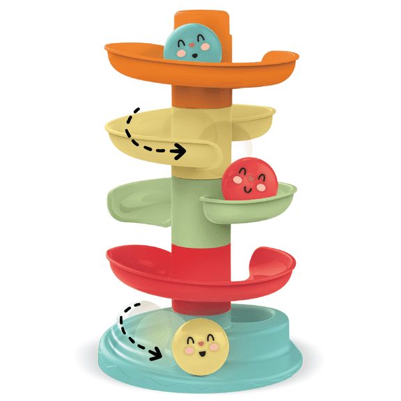 LulyBoo Drop and Slide Tower Multi-Level Ball Drop Toy for Toddlers