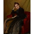 thumbnail image 2 of Stark, Otto 26x32 Gold Ornate Wood Framed with Double Matting Museum Art Print Titled - Marie Stark (Mrs. Otto Stark), 2 of 4