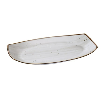 

Lyon Rectangular Salad Plate 15 W X 8 1/2 L X 1 5/8 H Porcelain White 4 packs
