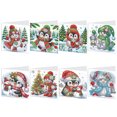 thumbnail image 1 of Tarjeta Dibujo Diamantes Pintura DIY 8 Uds. Navidad para Adultos Y, 1 of 9