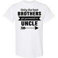 thumbnail image 3 of Inktastic Only the Best Brothers Get Promoted to Uncle T-Shirt, 3 of 5