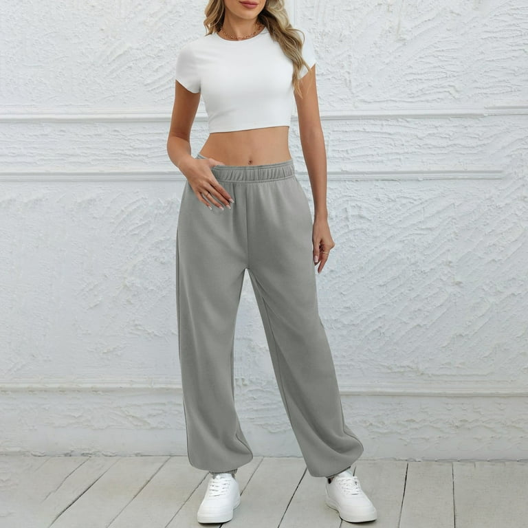 Fall/Winter Savings loopsun Womens Sweatpants High Waisted Workout
