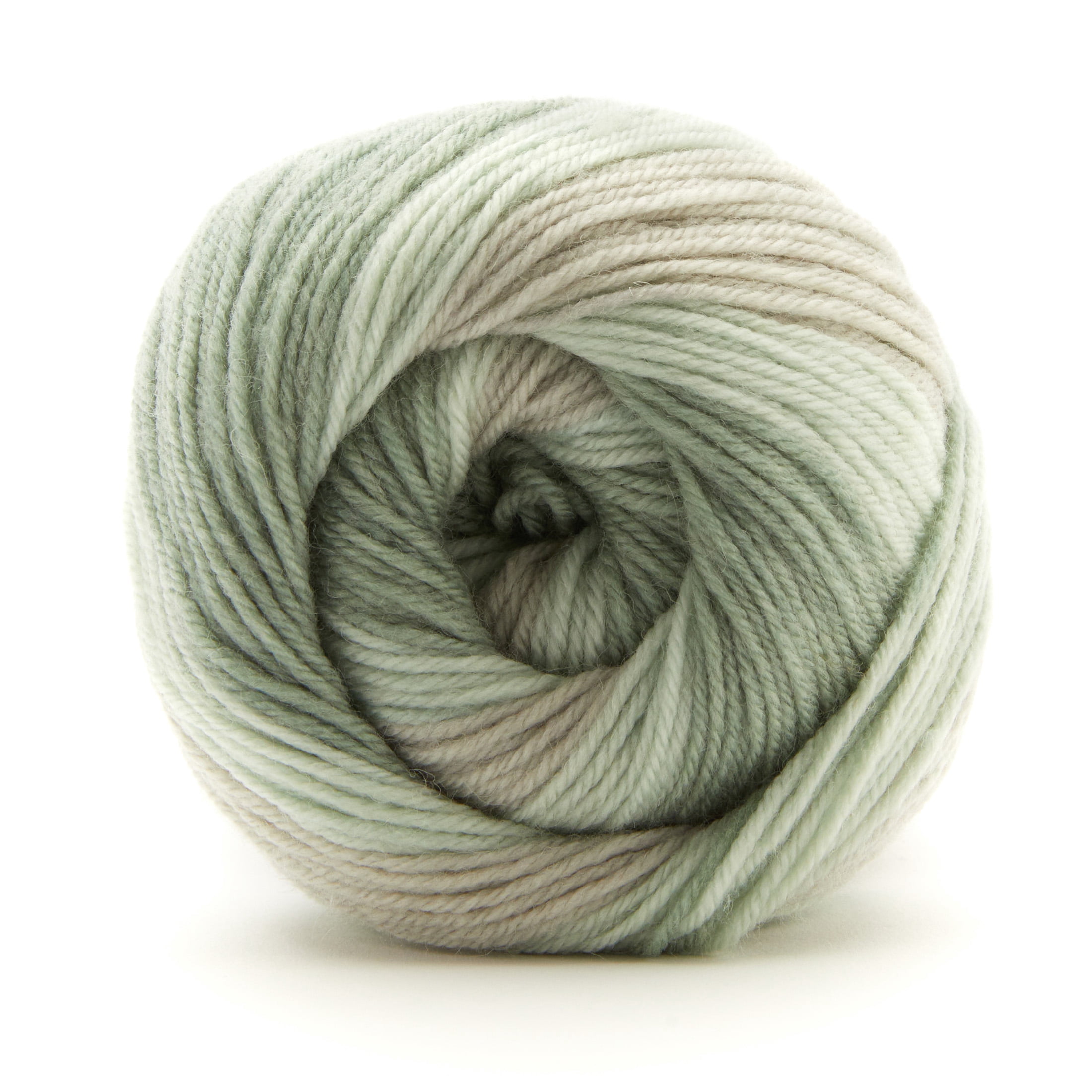 (3 pack) Luxe Merino Yarn by Loops & Threads - Yarn for Knitting - Crochet - Weaving - and Arts & Crafts - Jade - Acrylic Blend - 4.4 oz