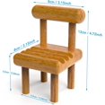 thumbnail image 3 of Belinkon Lindo Mini Soporte Para Teléfono Para Silla, Soporte De Escritorio De Madera Completamente Ensamblado, Compatible Con Teléfono Inteligente, Kindle, Pad, Switch, Tableta, L, 3 of 5