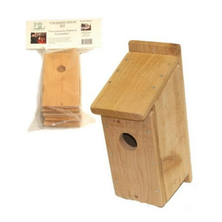 DIY Build A Birdhouse Chickadee Kit. Made of Cedar Wood. Great Project for Kids, Your best choice for your pet. By Songbird