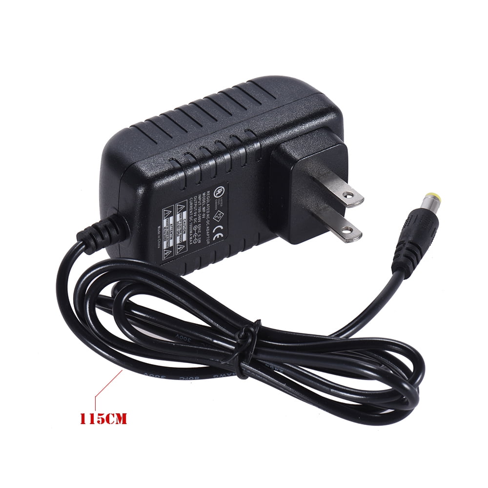 ammoon Guitar Effect Power Supply Adapter 9V DC 1000mA 5 Way Daisy Chain Chord Cable Negative Inside Positive Outside