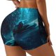 thumbnail image 1 of Fotbe Futuristic Jet Ski Adventure Shorts Sin Costuras – Shorts Deportivos de Cintura Alta para Mujer, Elásticos para Gimnasio, Yoga, Running o Ciclismo-Small, 1 of 8