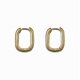 thumbnail image 3 of Pendientes ovalados en forma de U de estilo francés para mujer, diseño de nicho, estilo sencillo y frío, con hebilla para la oreja, pendientes elegantes retro de moda, 3 of 5