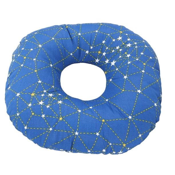 Almohada Para Dormir En El Lado De La Oreja, Cómoda Almohada De Algodón Y Transpirable Con Forma De Donut Para Usuarios De Tapones Para Los Oídos