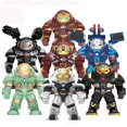 thumbnail image 2 of Figuras de bloques de construcción Hulkbusters de hierro de bloqueo de gran tamaño, juguetes de bloques de construcción, ciudad de alta tecnología, regalo para niños, 2 of 4