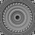 thumbnail image 1 of Ahgly Company Machine Washable Indoor Square Transitional Charcoal Black Area Rugs, 7' Square, 1 of 7