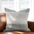 thumbnail image 2 of Throw Pillow Covers, Silver Grey 24x24 Pillow Covers for Couch/Sofa/Bed, Farmhouse Gray Barn Wooden Vintage Striped Decorative Square Linen Cushion Pillowcase for Home Decor, 2 of 9