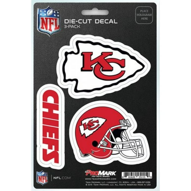 Kansas City Chiefs Logo Type; Kansas City Chiefs NFL Football Die-Cut  STICKER