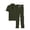 Green, variant on Mens 2 Piece Sets Summer Outfits Suits Casual Business Jacket With Jacquard Texture For Daily Wear Comfortable Lightweight Breathable Fashion Outfit Leisure Clothing Set White