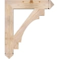 thumbnail image 3 of Ekena Millwork 5 1/2"W x 32"D x 38"H Merced Arts & Crafts Smooth Bracket, Douglas Fir, 3 of 4