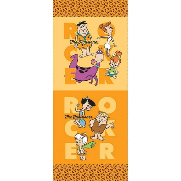 Camelot Fabrics The Flintstones Rocker 18"x43 Panel 100% Cotton Sold by The Panel.…