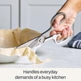 thumbnail image 4 of All-Clad Stainless Steel, All Purpose Kitchen Shears,Heavy gauge, Ergonomic, Rust-resistance, Food Scissors for Kitchen, Chicken,, 4 of 7