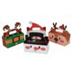 thumbnail image 4 of Navidad Santa muñeco de nieve dulces galletas golosinas cajas de embalaje de regalo de cartón con asa para suministros de fiesta de Navidad, 4 of 4