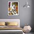 thumbnail image 5 of Cuadros Decorativos 5D diamante pintura DIY caballo completo redondo taladro mosaico JShteea Nuevos Originales, 5 of 5